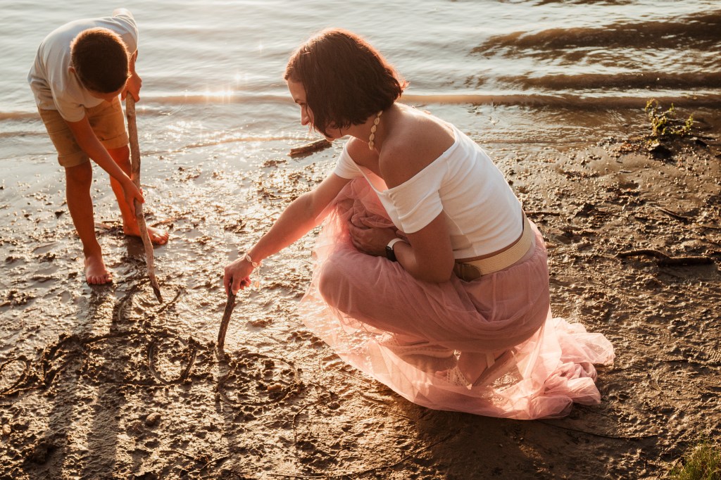 lifestyle családfotózás aranyórában